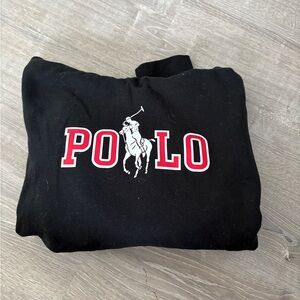Ralph Lauren Black and Red Sweatshirt Hoodie